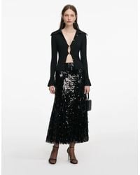 Self-Portrait - Ribbed Oversized Sweater - Lyst