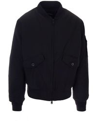 Y-3 - Relaxed Fit Twill Bomber Jacket - Lyst