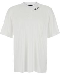 Amiri - T-Shirt With Front Logo - Lyst