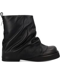 The Attico - Leather Ankle Boots Mini Robin - Lyst