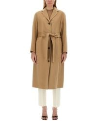 Theory - Belted Coat - Lyst