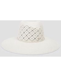 Maison Michel - Virginie Perforated Hat - Lyst