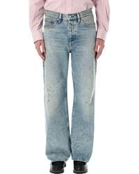 sunflower - Relaxed Boot Paint Worn Jeans - Lyst