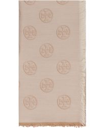Tory Burch - Wool And Silk Scarf - Lyst