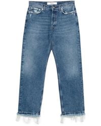 Séfr - Frayed Edge Denim Jeans For - Lyst