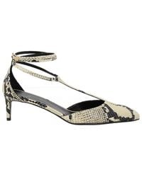KHAITE - Mia Pointed Toe Snakeskin Pumps - Lyst