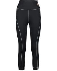 Moncler - Logo Patch Leggings - Lyst