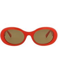 Gucci - Recycled Acetate Round Mini Sunglasses - Lyst