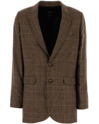 A.P.C. - Embroidered Wool Annie Blazer - Lyst