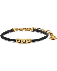 Versace - Greek Motif Bracelet & Chain - Lyst