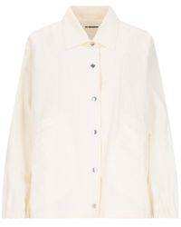 Jil Sander - Logo Single-Breasted Jacket - Lyst