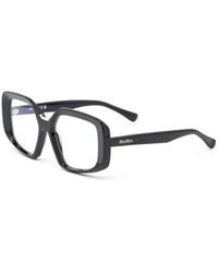 Max Mara - Inspired Mini Sunglasses With Clear/-Light Blocking Lenses - Lyst