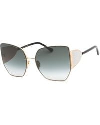 Jimmy Choo - Sleek Rectangular Sunglasses - Lyst