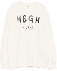 MSGM - Kids Graphic Crewneck Sweatshirt - Lyst