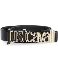 Just Cavalli - Patent Leather Belt With Buckle - Lyst