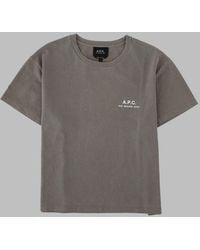 A.P.C. - A. P.C. Organic Cotton T-Shirt - Lyst