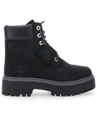 Timberland - Water-Proof Boots With Logo Plate - Lyst