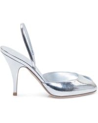 3Juin - High-Heel Sandals With Elegant Plisse Design - Lyst
