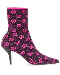 Gucci - GG Knit Bootie - Lyst