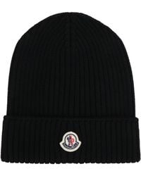 Moncler - Mini Logo Hat For Kids - Lyst
