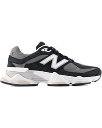 New Balance - Lace-Up Panel Sneakers With Logo Detail - Lyst