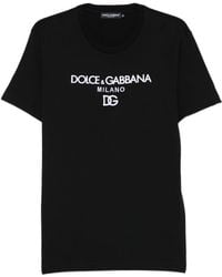 Dolce & Gabbana - T-Shirt With Logo - Lyst