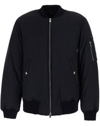 Tatras - High-Collar Tech Fabric Down Jacket With Sleeve Logo Patch - Lyst