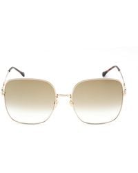 Gucci - Rectangular Designer Sunglasses - Lyst