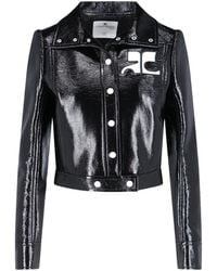 Courreges - Courrèges Vinyl Reedition Jacket - Lyst