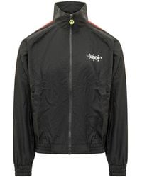 Barrow - Logo Print Nylon Track Jacket - Lyst