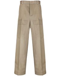 Gucci - Cotton Wide Leg Cargo Pant - Lyst