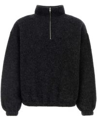 Jil Sander - Slate Wool-Blend Sweatshirt For - Lyst
