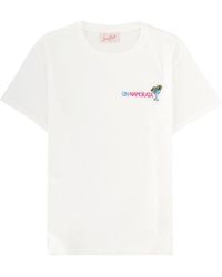 MC2 Saint Barth - Mini Cotton T-Shirt For - Lyst