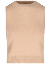 Celine - Sleeveless Knit Sweater Vest - Lyst