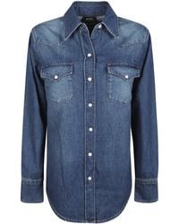 A.P.C. - A. P.C. Western Shirt - Lyst