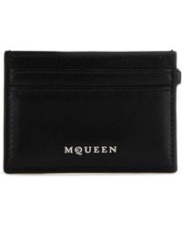 McQueen - Leather Sling Card Holder - Lyst