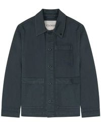 Closed - Solid Shirt Collar Jacket - Lyst