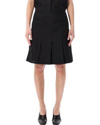 Our Legacy - Soot Linen Blend Girdle Skirt - Lyst