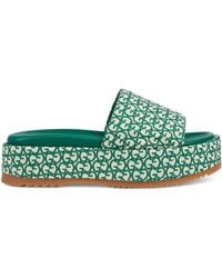 Gucci - Gg Platform Slide Sandal - Lyst