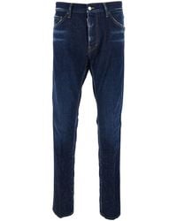 DSquared² - 'Cool Guy' Jeans With Logo Patch On The Rear And Ripped Details - Lyst