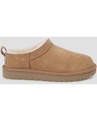 UGG - Classic Micro Stained Leather Mini Boots - Lyst