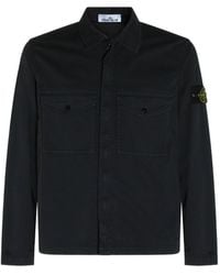 Stone Island - Mini Utility Jacket With Chest Pockets And Snap Buttons - Lyst