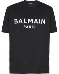 Balmain - Paris Print T-Shirt - Lyst