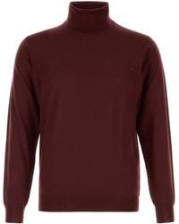 Fedeli - 100% Virgin Wool Knit Sweater - Lyst