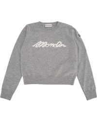 Moncler - Jr Crew Neck - Lyst