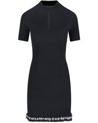 Alexander Wang - Logo Midi Dress - Lyst