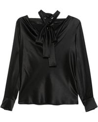 Max Mara - Draped Blouse - Lyst