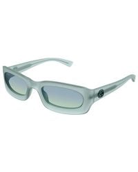 Gucci - Gg Mini Matte Sunglasses With Light To Light Gradient - Lyst