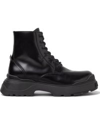 Fendi - Combat Boots With Zip Closure - Lyst