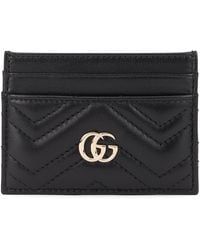 Gucci - Card Holder Gg Marmont Calf Leather Skin Wallets & Purses - Lyst